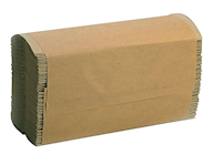PAPER TOWELS, C-FOLD, BROWN, 1-PLY, 200 SHEETS/PK, 12 PK/CT THUMBNAIL