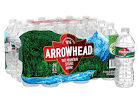 WATER, PLASTIC BOTTLES, 16.9 OZ., ARROWHEAD 100% MOUNTAIN SPRING WATER, 24/CT THUMBNAIL