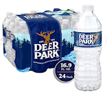 WATER, PLASTIC BOTTLES, 16.9 OZ., DEER PARK 100% NATURAL SPRING WATER, 24/CT THUMBNAIL