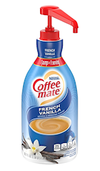 CREAMER, FRENCH VANILLA, LIQUID, COFFEE-MATE, 50.7 OZ. LARGE