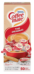 CREAMER, ORIGINAL, COFFEE-MATE, LIQUID, 0.38 OZ., 50/CT LARGE