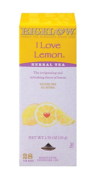 TEA, HERBAL, I LOVE LEMON, BIGELOW, BAGS, 28/BOX MAIN