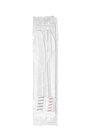 CUTLERY, PLASTIC, ASSORTED, INDIVIDUALLY WRAPPED, MEDIUM WEIGHT, SET, WHITE, 250/CT THUMBNAIL