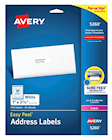 ADDRESS LABELS, EASY PEEL, WHITE, 1" x 2 5/8", 750 LABELS/PK THUMBNAIL