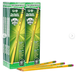 PENCILS, #2, PREMIUM WOOD, 2.2MM, SOFT LEAD, 96/PK LARGE
