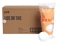 LIDS, FOR HOT CUPS, WHITE, PLASTIC, 500/CT THUMBNAIL