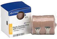 BANDAGE, ELASTIC, WRAPS, WITH FASTENERS, 2" x 5 YD THUMBNAIL