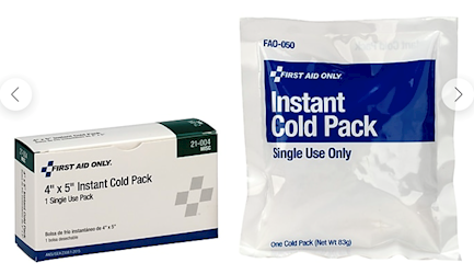 COLD PACK, INSTANT, 4"H x 5"W LARGE