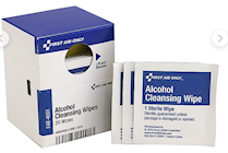 ALCOHOL CLEANSING WIPES, 20 WIPES/BOX THUMBNAIL