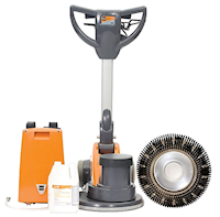 CARPET CLEANER, WALK-BEHIND, DRY FOAM, 17" MAIN