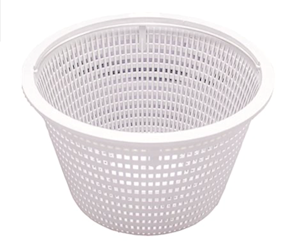 SKIMMER BASKET, REPLACEMENT, WHITE, 1/EA LARGE