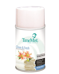 AIR FRESHENER, AUTOMATIC, SPRAY, REFILL, CLEAN AND FRESH, 6.6 OZ, 1/EA, 1042771 MAIN
