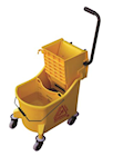 BUCKET AND WRINGER COMBO UNIT, YELLOW, 36 QT, 1/EA THUMBNAIL