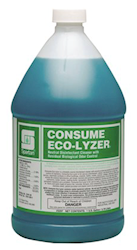 CLEANER, DISINFECTANT, DEODORANT, SPARTAN, CONSUME ECO-LYZER, FLORAL SCENT, 1 GAL. LARGE