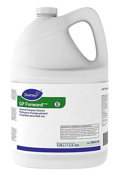 CLEANER / DEGREASER, GENERAL PURPOSE, DIVERSEY, GP FORWARD, CITRUS SCENT, 1 GALLON, 4/CT MAIN