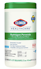 Disinfecting Wipes, Hydrogen Peroxide, 155 Wipes/Canister (Healthcare Facilities Only) THUMBNAIL