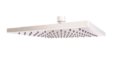 SHOWER HEAD, CEILING MOUNT, 1-SPRAY, 8", LOW-FLOW FIXED, CHROME LARGE
