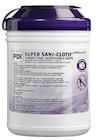DISINFECTING WIPES, CANISTER, LARGE FABRIC WIPES, WHITE, 160/CANISTER, 12 CANISTERS/CARTON THUMBNAIL