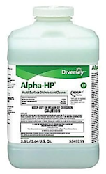 MULTIPURPOSE CLEANER, DIVERSEY ALPHA-HP, J-FILL, CITRUS SCENT, 2.5L, 2/CS LARGE