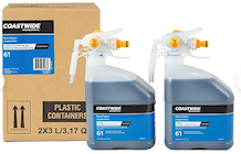 GLASS CLEANER #61, CONCENTRATE FOR EASYCONNECT SYSTEMS, COASTWIDE PROFESSIONAL, 3L, 2/PK THUMBNAIL