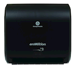 DISPENERS, HARDWOUND TOWEL, enMOTION, 10" AUTOMATED, BLACK, (accomodates enMotion 10" rolls) THUMBNAIL