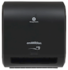 DISPENSER, HARDWOUND TOWEL, enMOTION IMPULSE, 8" AUTOMATED, BLACK, (accomodates enMotion 8" rolls) THUMBNAIL