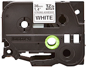 LABEL MAKER TAPE, BROTHER TZES261, 1/2" WIDE BLACK ON WHITE, P-TOUCH THUMBNAIL