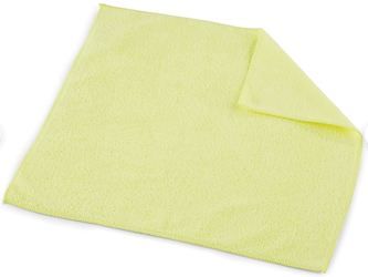 CLOTHS, MICROFIBER, 16" X 16", YELLOW, COASTWIDE PROFESSIONAL, 12/CT LARGE