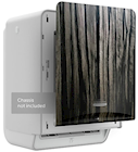 FACEPLATE ONLY, for ICON PAPER TOWEL DISPENSERS, EBONY WOODGRAIN (58830) THUMBNAIL