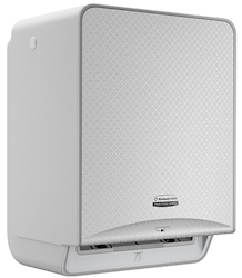 DISPENSER, PAPER TOWELS, ICON, AUTO, BRUSHED GRAY/SILVER MOSAIC (53691) LARGE