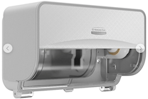 DISPENSER, 2-ROLL, CORELESS, HORIZONTAL, ICON, WHT MOSAIC (58712) THUMBNAIL