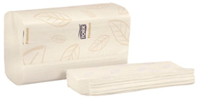 PAPER TOWELS, PREMIUM, MULTIFOLD, 2-PLY, WHITE, TORK, MB 579, 9.5" x 9.125", 2100/CT THUMBNAIL