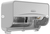 DISPENSER, TOILET PAPER, 2-ROLL, CORELESS, HORIZONTAL , SILVER MOSAIC (53698) THUMBNAIL