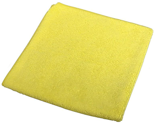 CLOTHS, MICROFIBER, 16” x 16”, YELLOW, 12/CT LARGE