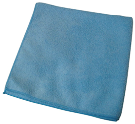 CLOTHS, MICROFIBER, BLUE, 16 L x 16 W, 12/CT LARGE