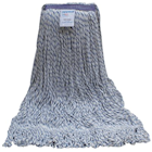 FINISH MOP HEAD, BLENDED, BLUE/WHITE, 24 oz., 1" HEADBAND, 12/CS THUMBNAIL