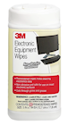 WIPES, ELECTRONIC EQUIPMENT CLEANING, 3M, UNSCENTED, NON-ABRASIVE, SAFE FOR MOST SURFACES, 80 WIPES THUMBNAIL