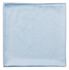 MICROFIBER CLOTHS, GLASS AND MIRROR WIPING CLOTHS, BLUE, RUBBERMAID, HYGEN, 12/CT THUMBNAIL