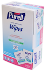WIPES, SANITIZING, GOJO PURELL, HAND SANITIZING WIPE PACKETS, 5 W x 7 L, 100/Bx  THUMBNAIL