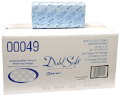 PAPER TOWEL, C-FOLD, WHITE, DUBLSOFT, 10.25" x 13", 2400/CS THUMBNAIL