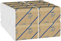 PAPER TOWELS, C-FOLD, WHITE, SCOTT, ECO-LOGO, 2400/CS THUMBNAIL