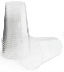 CUPS, PLASTIC, COLD, PERK, CLEAR, 16 OZ., 50/CT LARGE