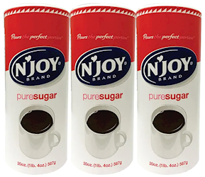 SUGAR, N'JOY, 20 OZ., 3/CT LARGE