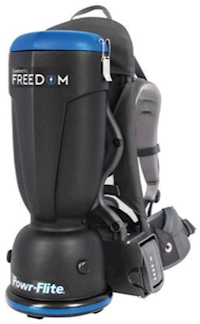 VACUUM, BACKPACK, CORDLESS, PREMIUM COMFORT, W/ HARNESS AND TOOLS MAIN
