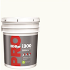 PAINT, WHITE, DEAD FLAT/MATTE, I300 BASE, INTERIOR, BEHR PRO, 5 GALLON THUMBNAIL