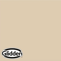 PAINT, TOASTED ALMOND, SATIN, EXTERIOR, LATEX, GLIDDEN PREMIUM, 5 GALLON, MINIMUM QTY 5 LARGE