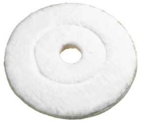 17", MICROFIBER, CLEANING PADS, DOUBLE SIDED, 2/CT LARGE