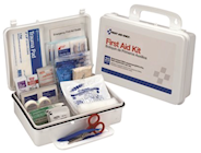 FIRST AID KIT, OSHA COMPLIANT, 25 PERSON, BULK, PLASTIC, 95 PIECES THUMBNAIL