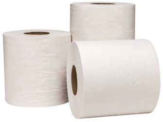 TOILET TISSUE, STANDARD ROLLS, 2-PLY, RENOWN, 500 SHEETS/ROLL, 96 ROLLS/CT LARGE