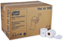 TOILET TISSUE, TORK UNIVERSAL, WHITE, 2-PLY, 500 SHEETS/ROLL, 96 ROLLS/CT THUMBNAIL